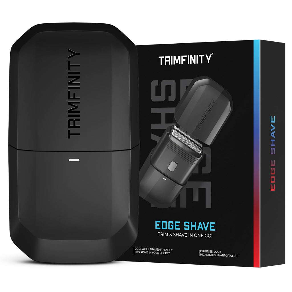 Dual-Action Mini Electric Razor for Men | Travel-Friendly, Skin-Safe, Waterproof (IPX7), 60-Min Runtime, 7000 RPM Motor